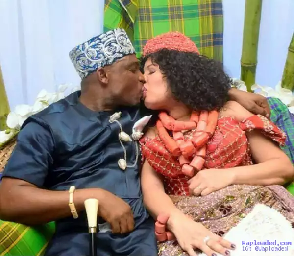 Photo Of Monalisa Chinda & Her Hubby Kissing Passionately At Their Wedding